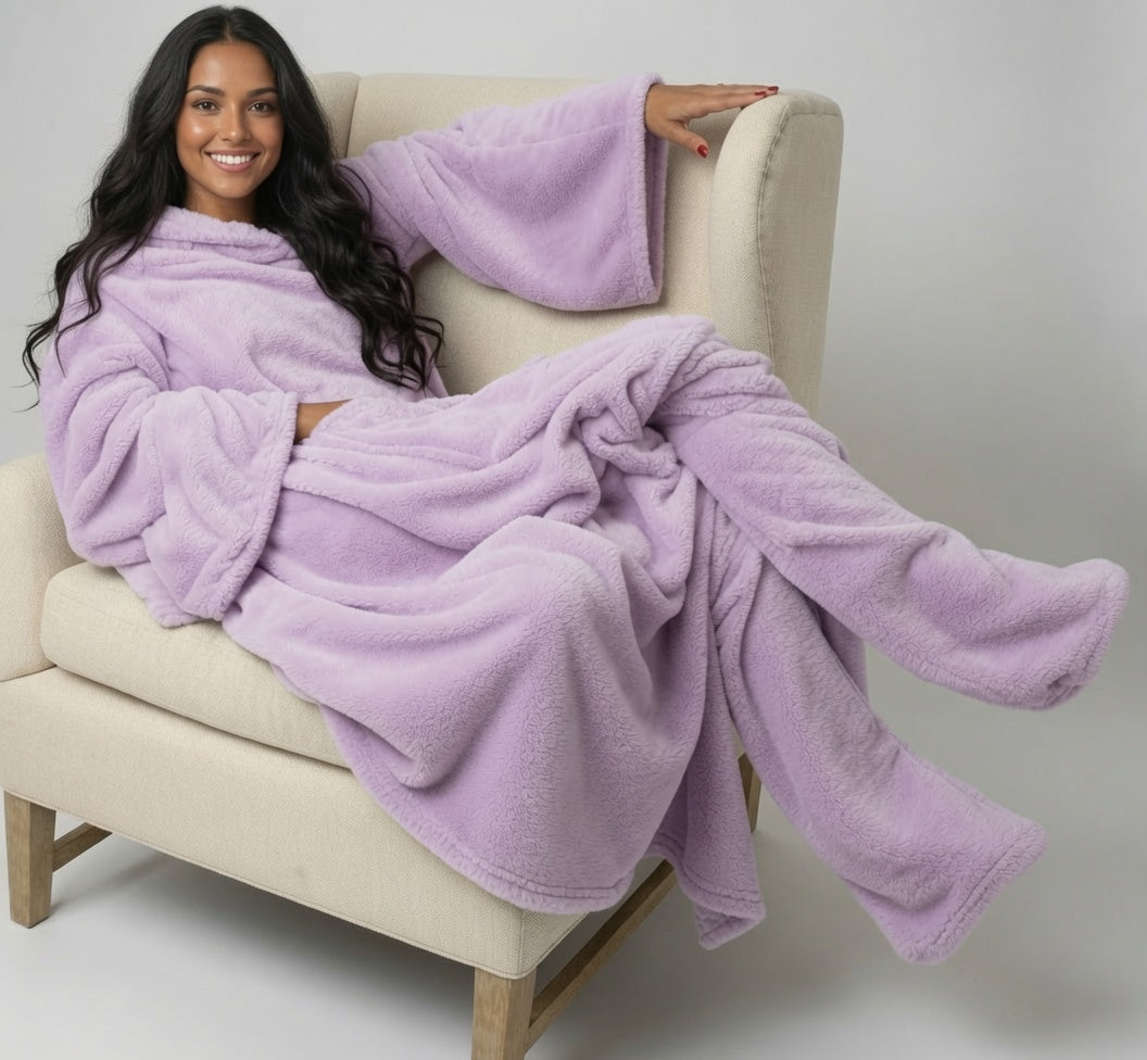 DaKozy™ Wearable Blanket with Foot Pockets