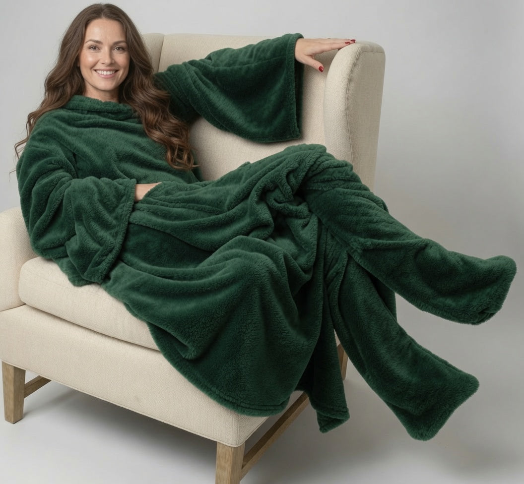 DaKozy™ Wearable Blanket with Foot Pockets