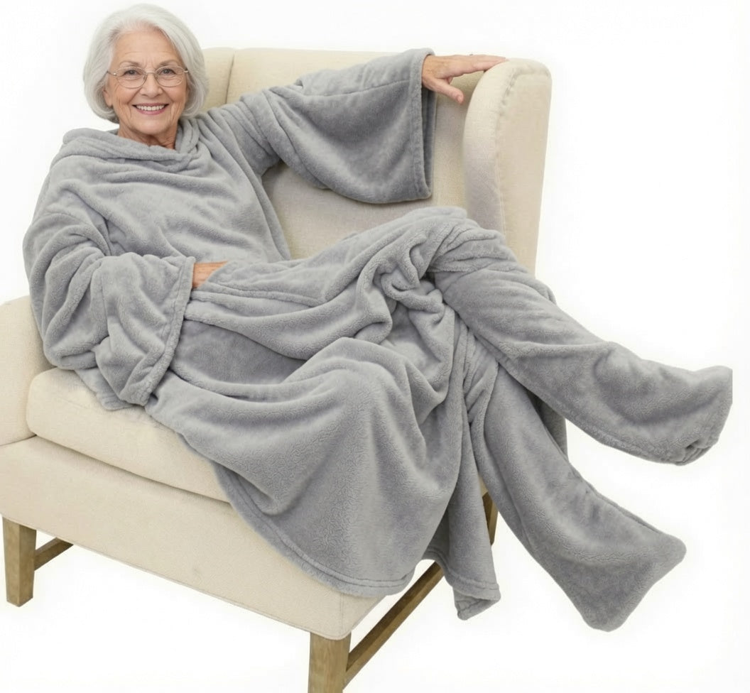 DaKozy™ Wearable Blanket with Foot Pockets